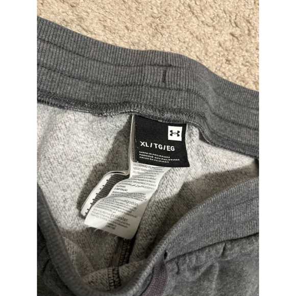 EUC Men's UnderArmour Gray Jogger Pants Size XL - Picture 5 of 6